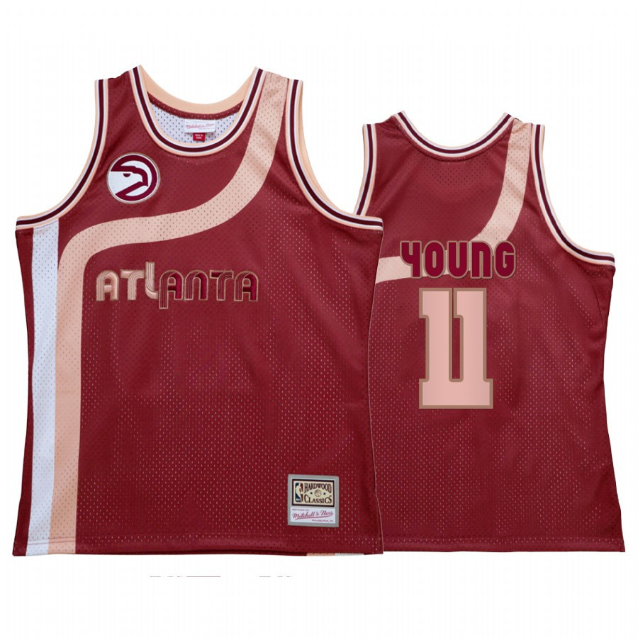 Trae Young 11 Atlanta Hawks My Towns Wish Red NBA Jersey Men's
