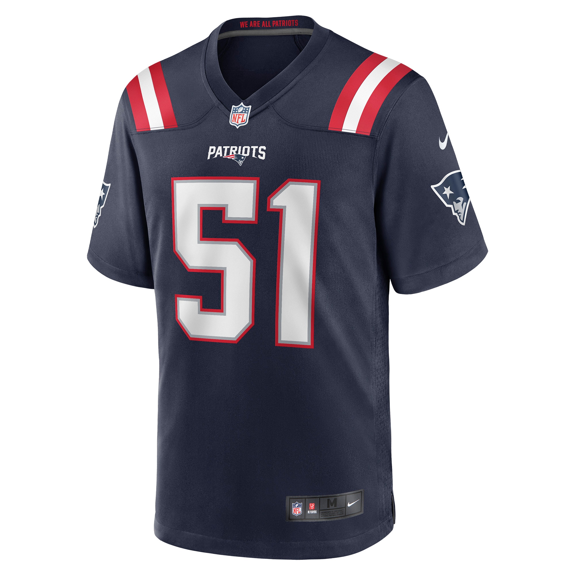 New England Patriots Ronnie Perkins Navy Game NFL Jersey Men's