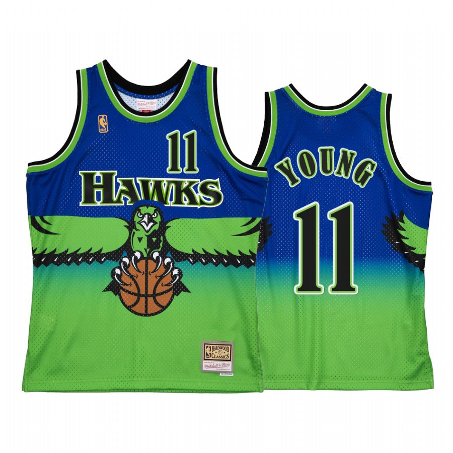 Trae Young 11 Atlanta Hawks Reload 2.0 Blue NBA Jersey Men's