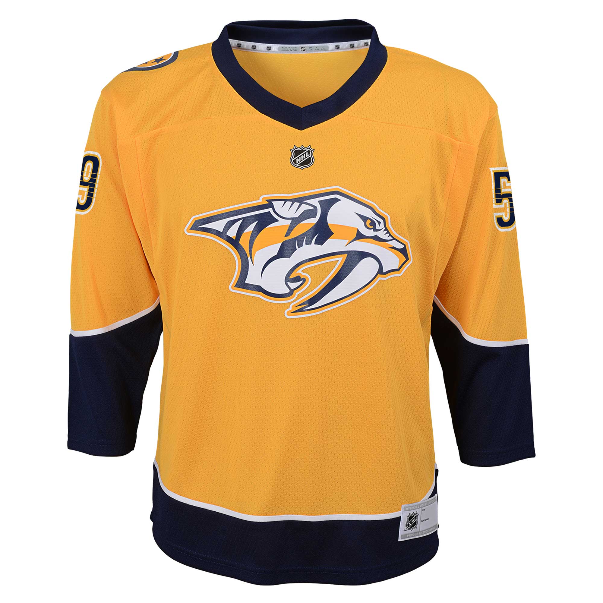 Nashville Predators Roman Josi Gold Home Player NHL Jersey Youth