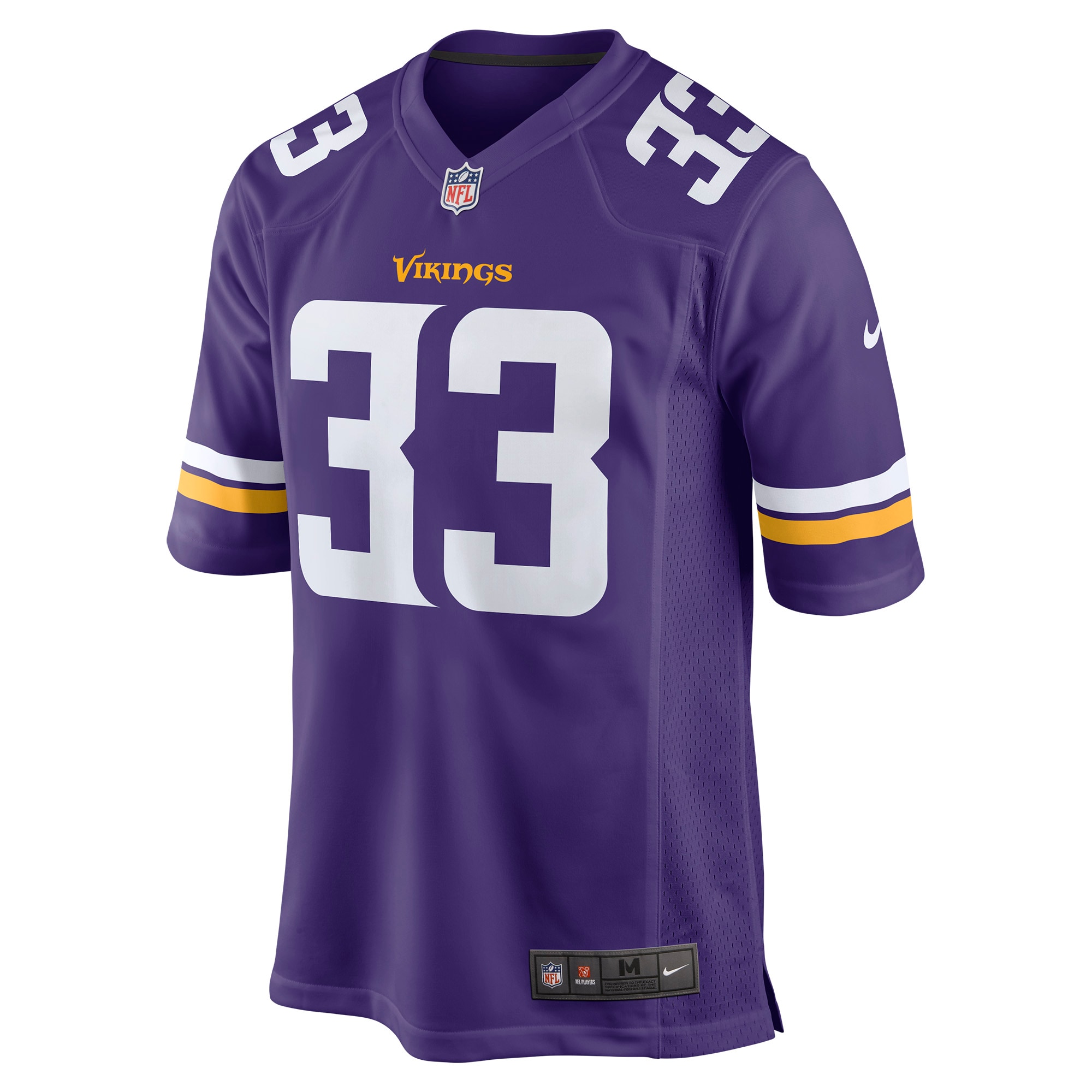 Minnesota Vikings Brian Asamoah Purple Player Game NFL Jersey Men's