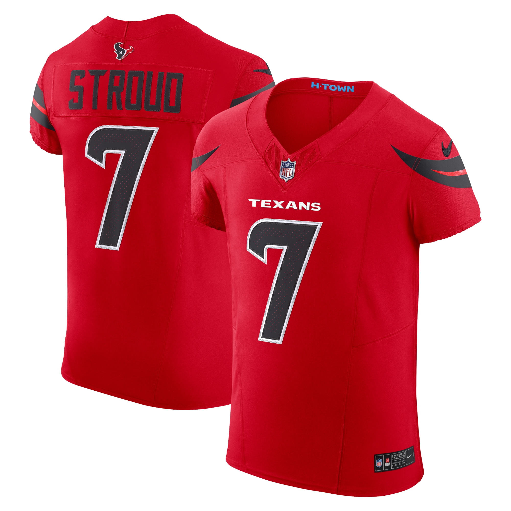 Houston Texans C.J. Stroud Red Alternate Vapor F.U.S.E. Elite NFL Jersey Men's