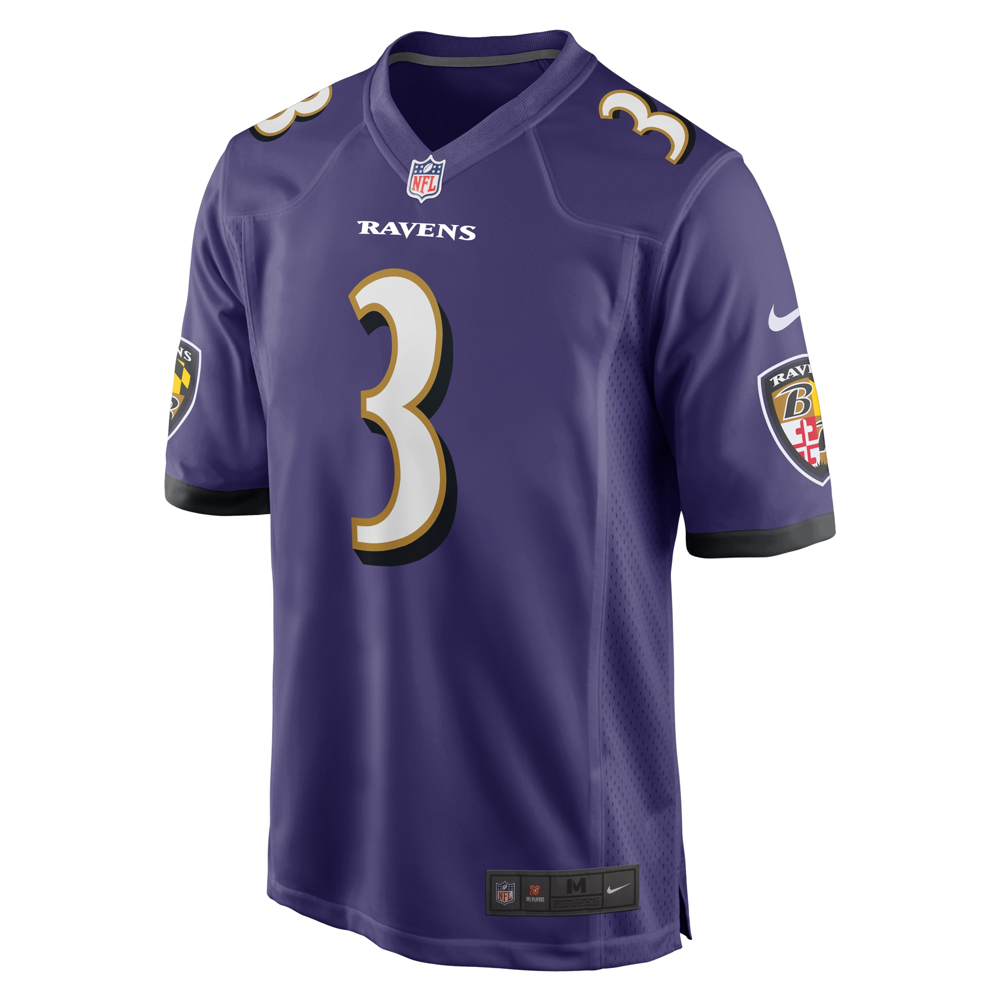 Baltimore Ravens Odell Beckham Jr. Purple Game NFL Jersey Men's