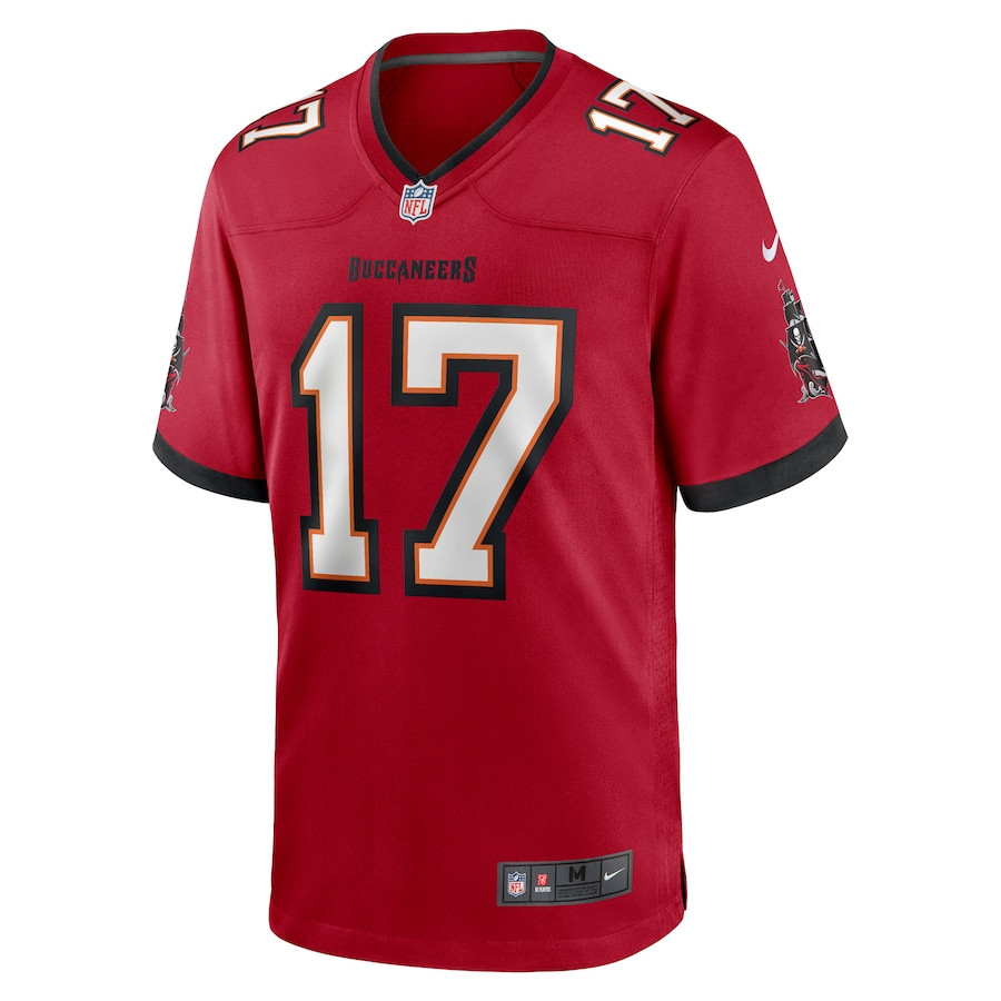 Raleigh Webb 17 Tampa Bay Buccaneers Game Red NFL Jersey Men's