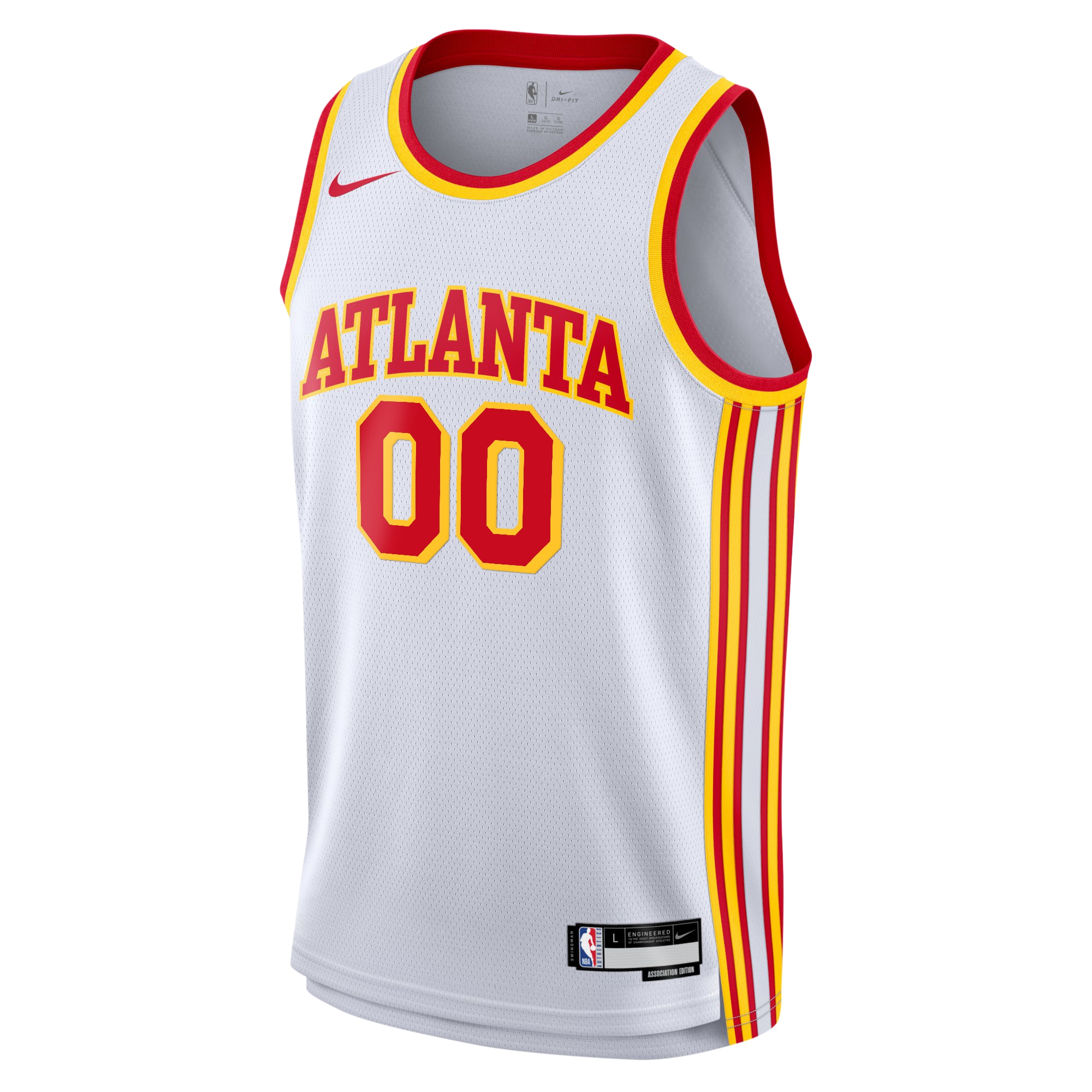 Atlanta Hawks Association Swingman Custom NBA Jersey Youth
