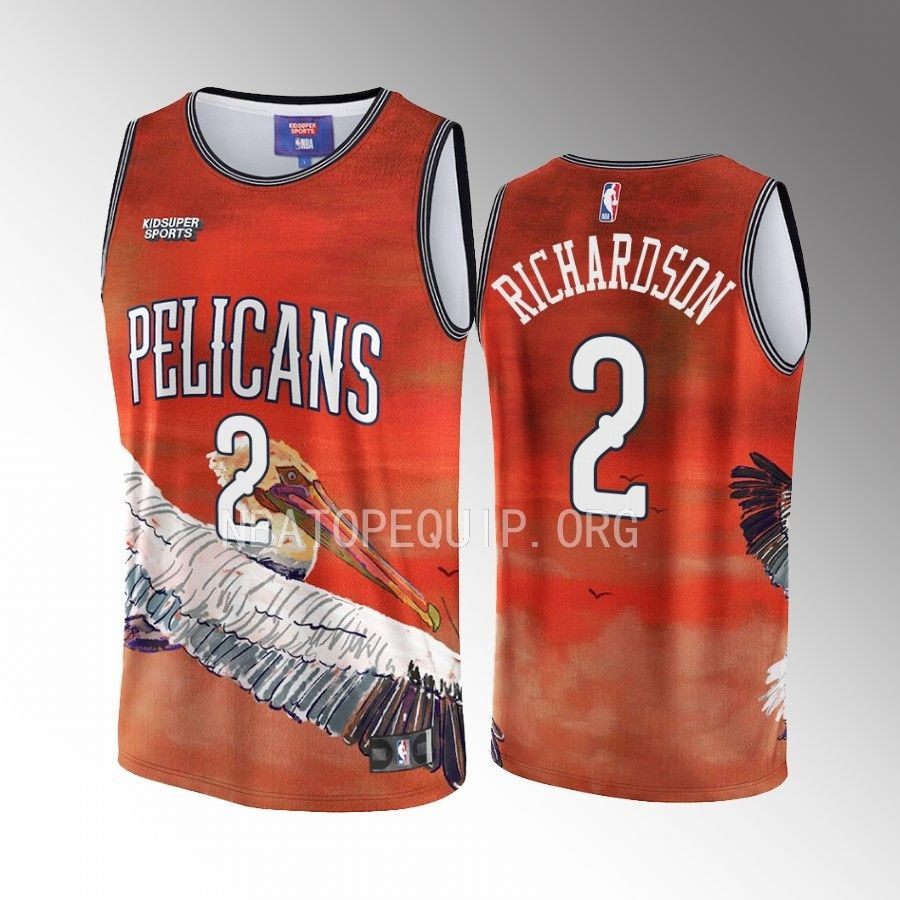 Josh Richardson 2 New Orleans Pelicans KidSuper Studio Unisex Hometown NBA Jersey Unisex