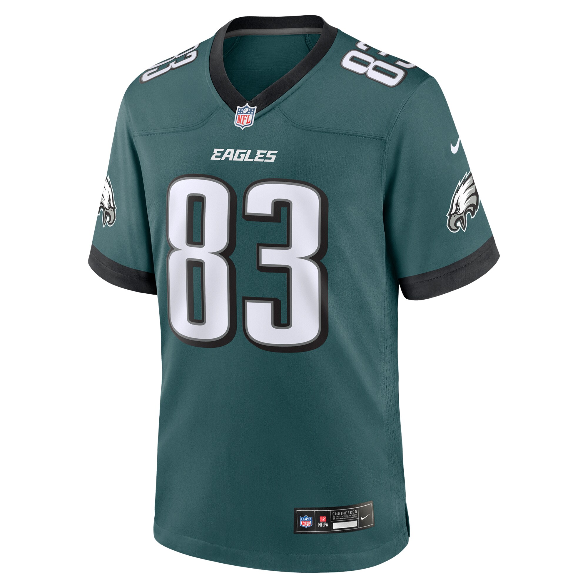 Philadelphia Eagles Jahan Dotson Midnight Green Team Game NFL Jersey Men's