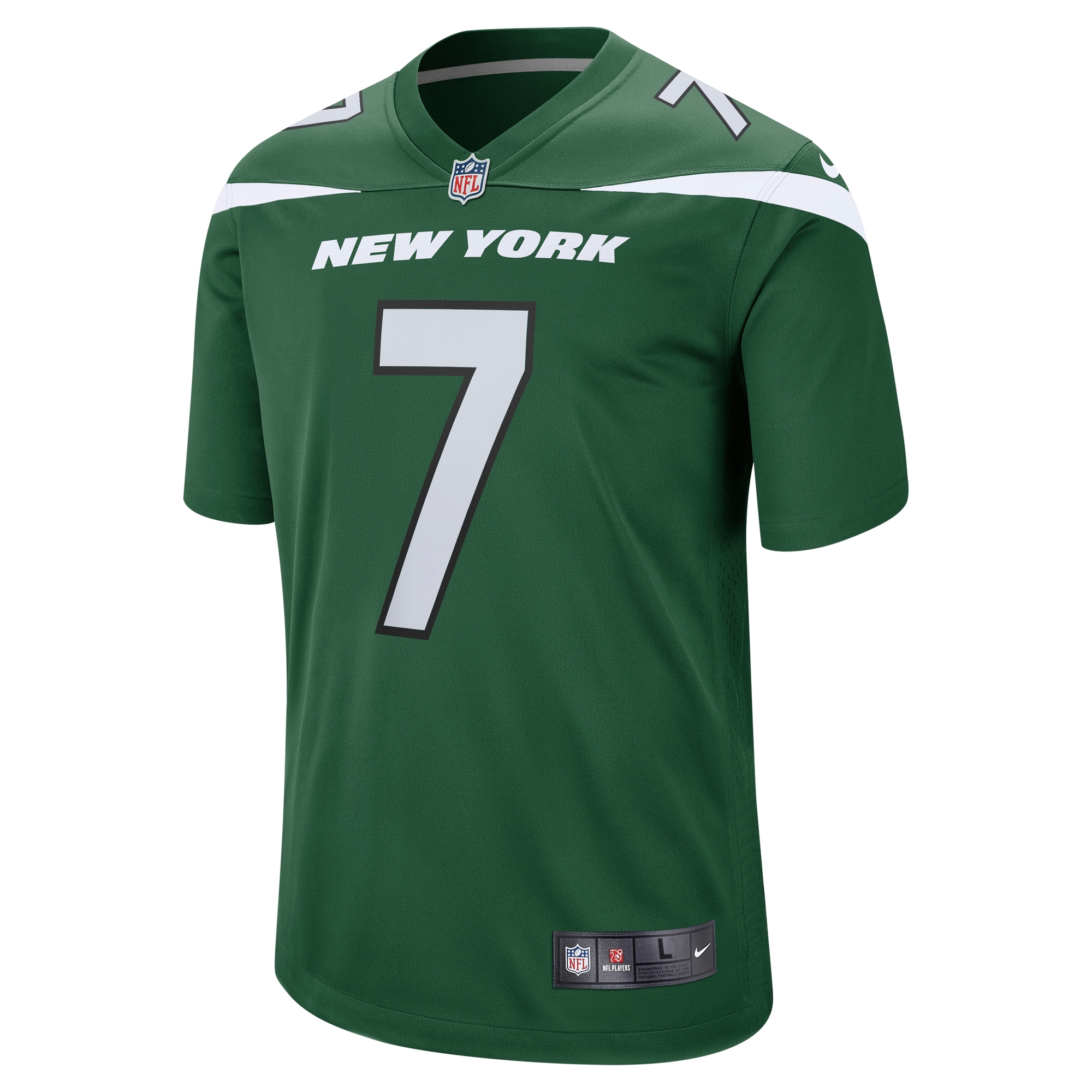 New York Jets Tim Boyle Gotham Green Game NFL Jersey Men's