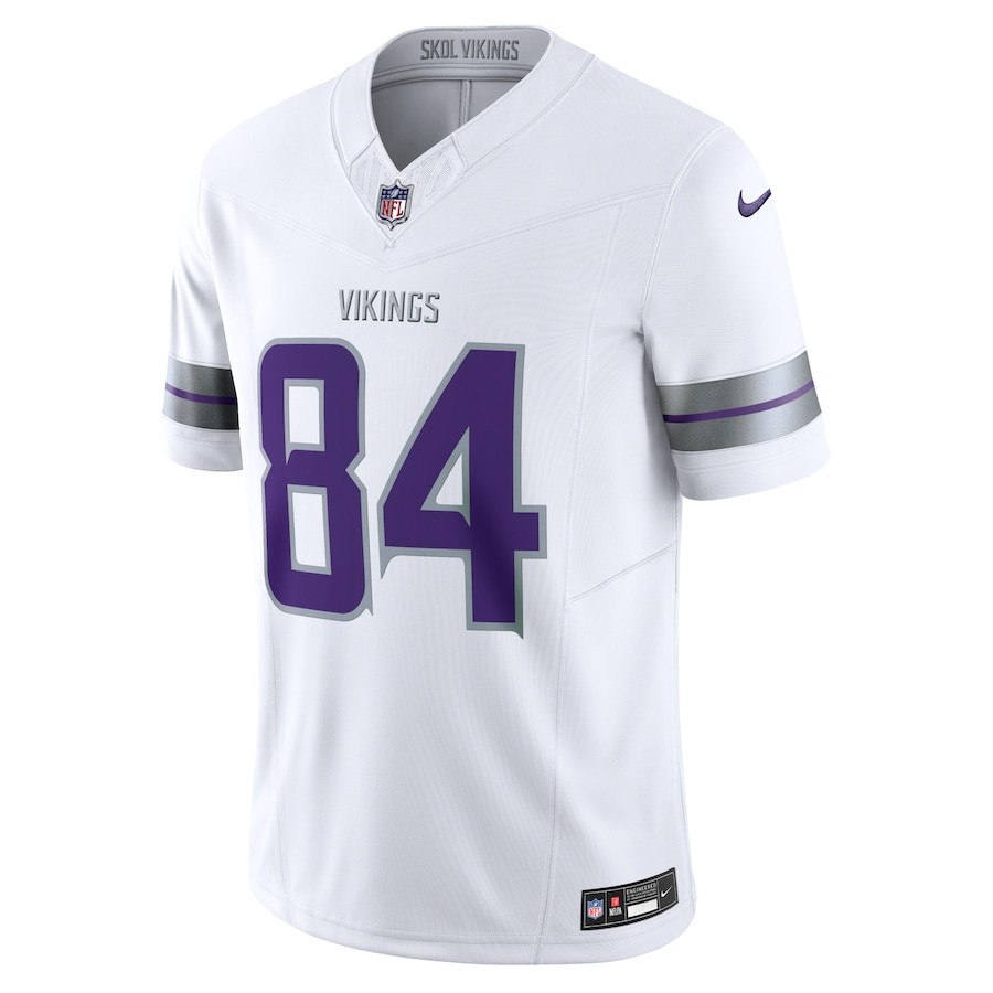 Randy Moss 84 Minnesota Vikings Alternate Vapor F.U.S.E. Limited White NFL Jersey Men's