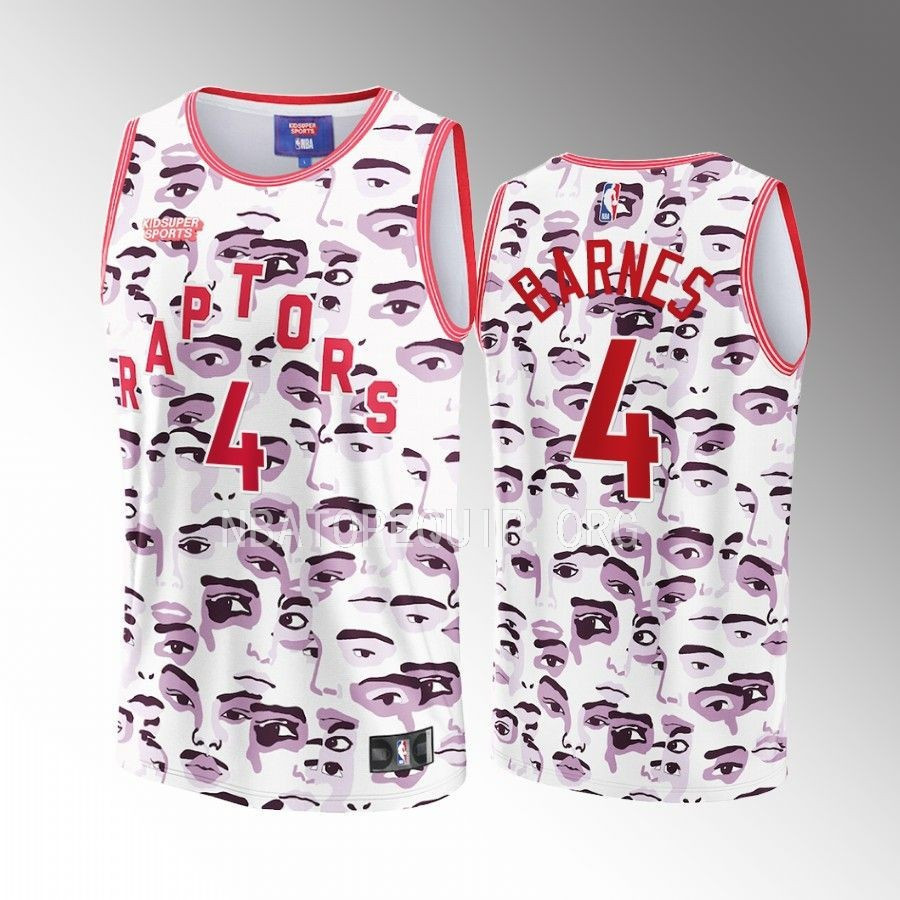 Scottie Barnes 4 Toronto Raptors KidSuper Studio Unisex Hometown NBA Jersey Unisex