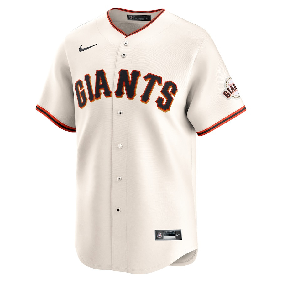 Kyle Harrison 45 San Francisco Giants Home Limited Player Cream MLB Jersey Men's