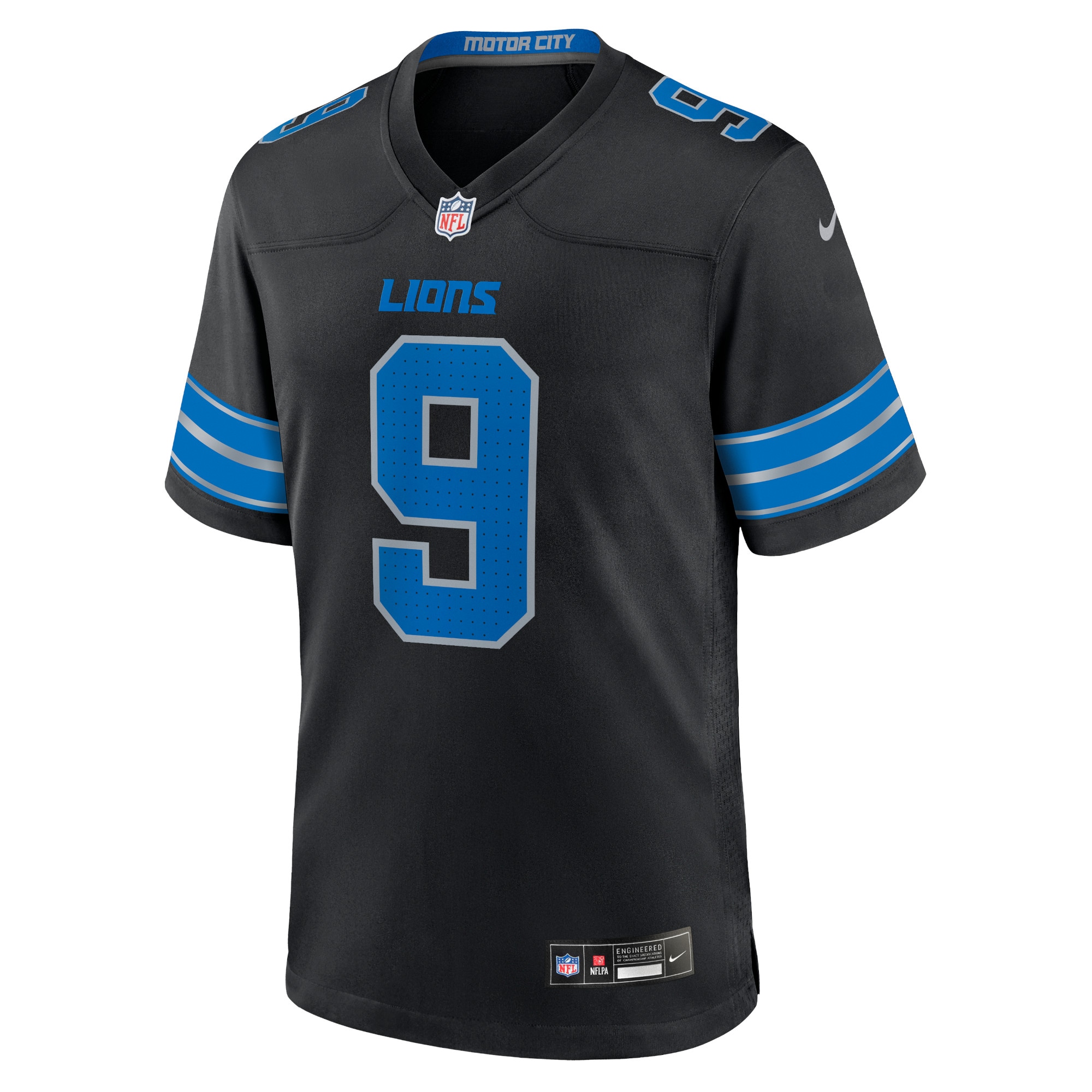 Detroit Lions Jameson Williams Black 2nd Alternate Game NFL Jersey Men's