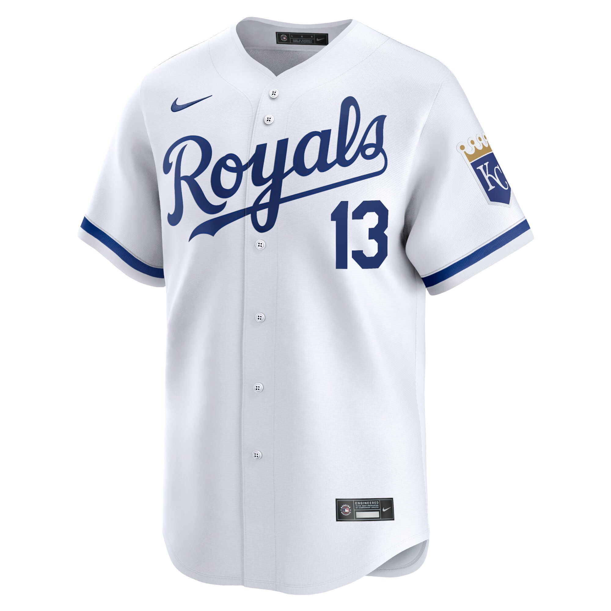 Kansas City Royals Salvador Perez White Home Limited Player MLB Jersey Men's