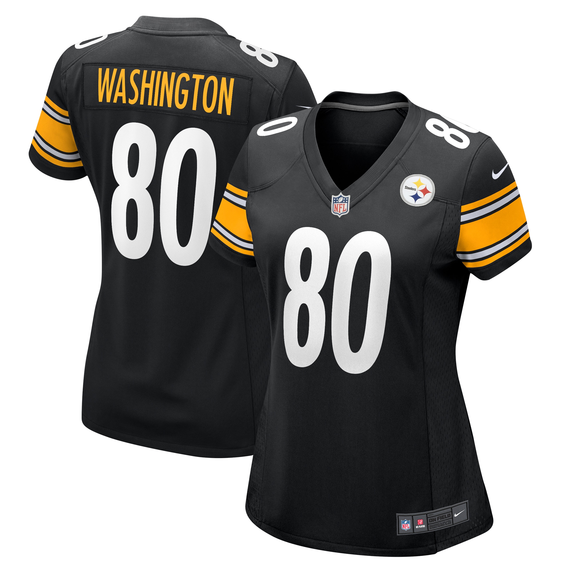 Pittsburgh Steelers Darnell Washington Black Game NFL Jersey Women's