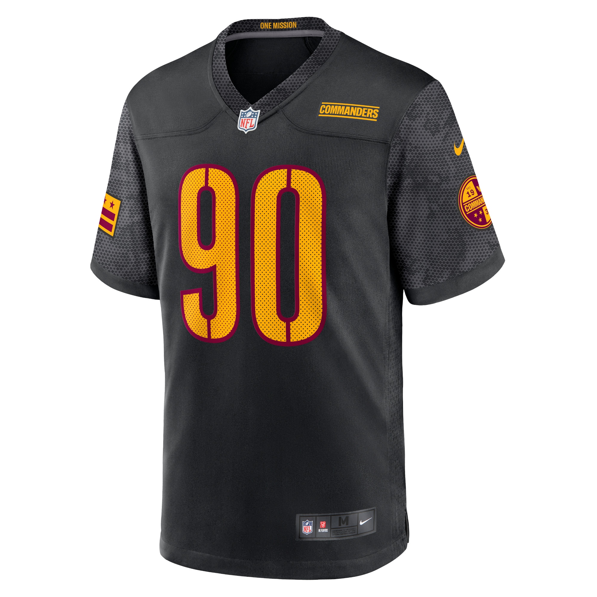 Washington Commanders Montez Sweat Black Alternate Game Player NFL Jersey Men's