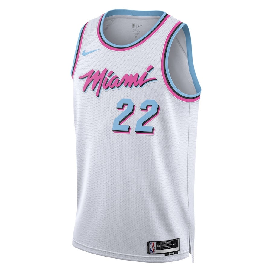 Jimmy Butler 22 Miami Heat Unisex 2024/25 Swingman Player City Editio White NBA Jersey Unisex