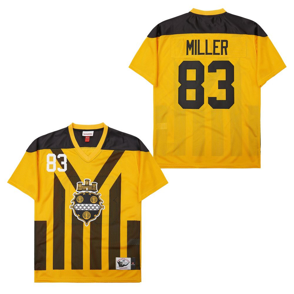 Heath Miller 83 Pittsburgh Steelers Retro Throwback Legacy Black/Yellow NFL Jersey Men's