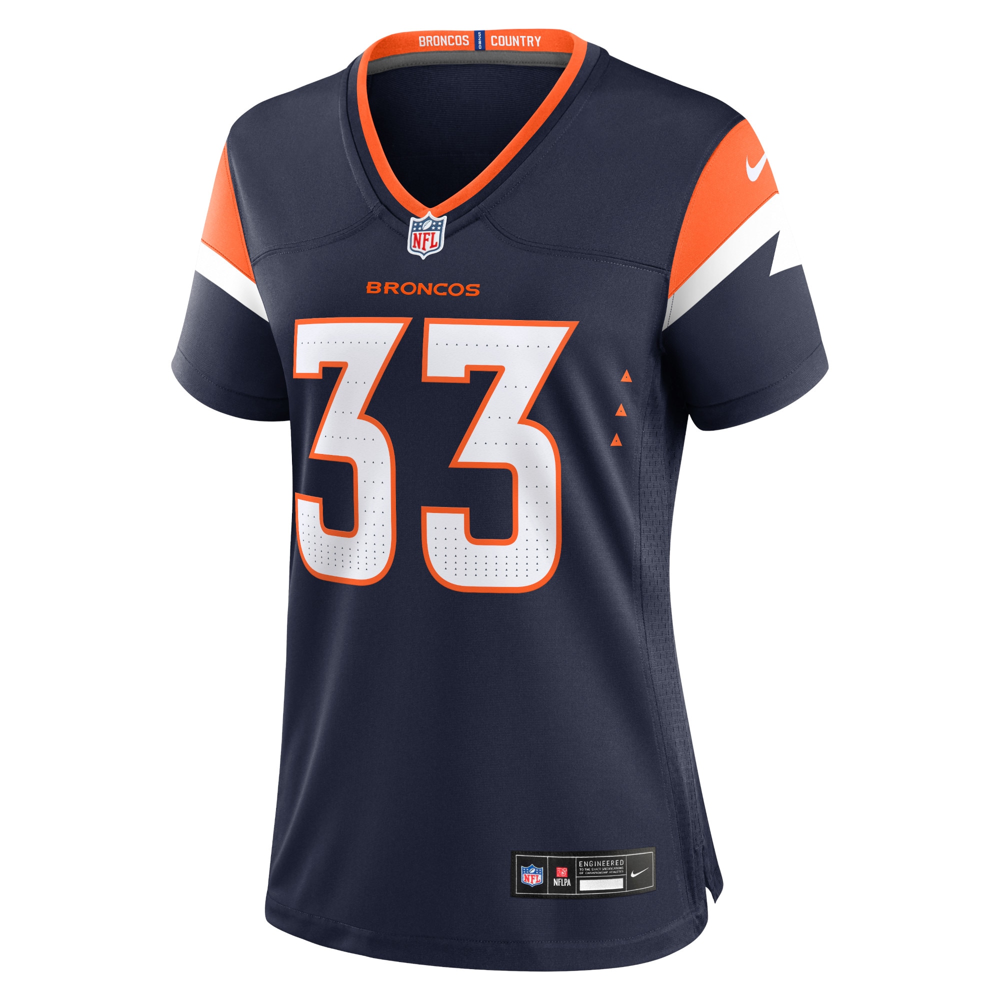 Denver Broncos Javonte Williams Navy Mile High Collection Alternate Game NFL Jersey Women's