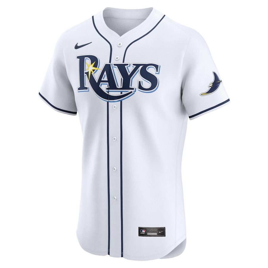 Harold Ramirez 43 Tampa Bay Rays Home Elite Player White MLB Jersey Men's