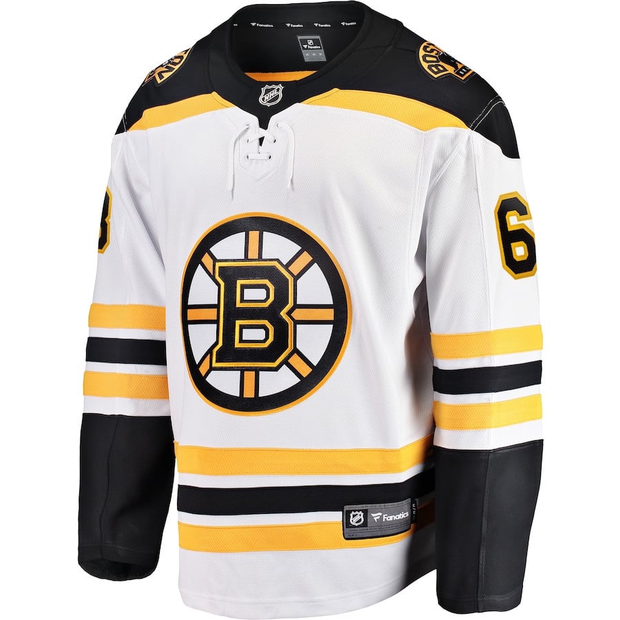 Brad Marchand 63 Boston Bruins Away Breakaway White NHL Jersey Men's