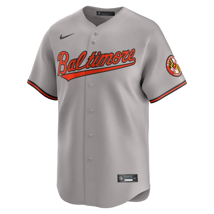 Baltimore Orioles Road Limited Gray MLB Jersey Men's