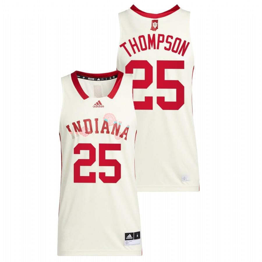 Race Thompson 25 Cream Indiana Hoosiers 2022 Honoring Black Excellence NCAA Jersey Men's