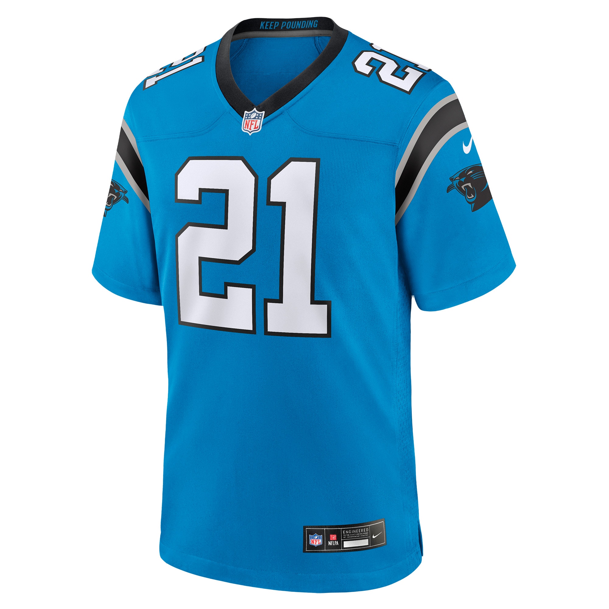 Carolina Panthers Jeremy Chinn Blue Alternate Game NFL Jersey Men's