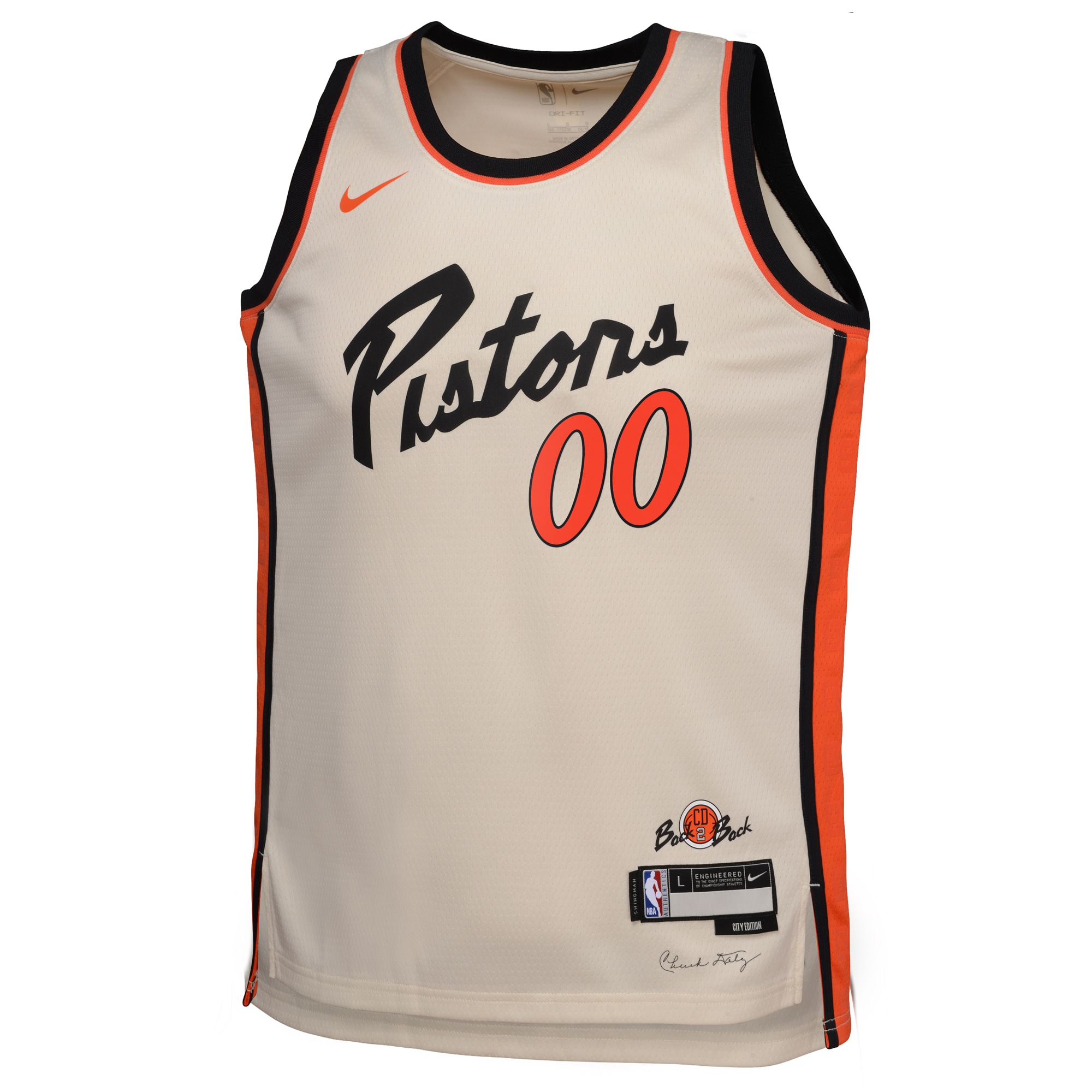 Detroit Pistons City Edition Swingman 2024 Custom NBA Jersey Youth