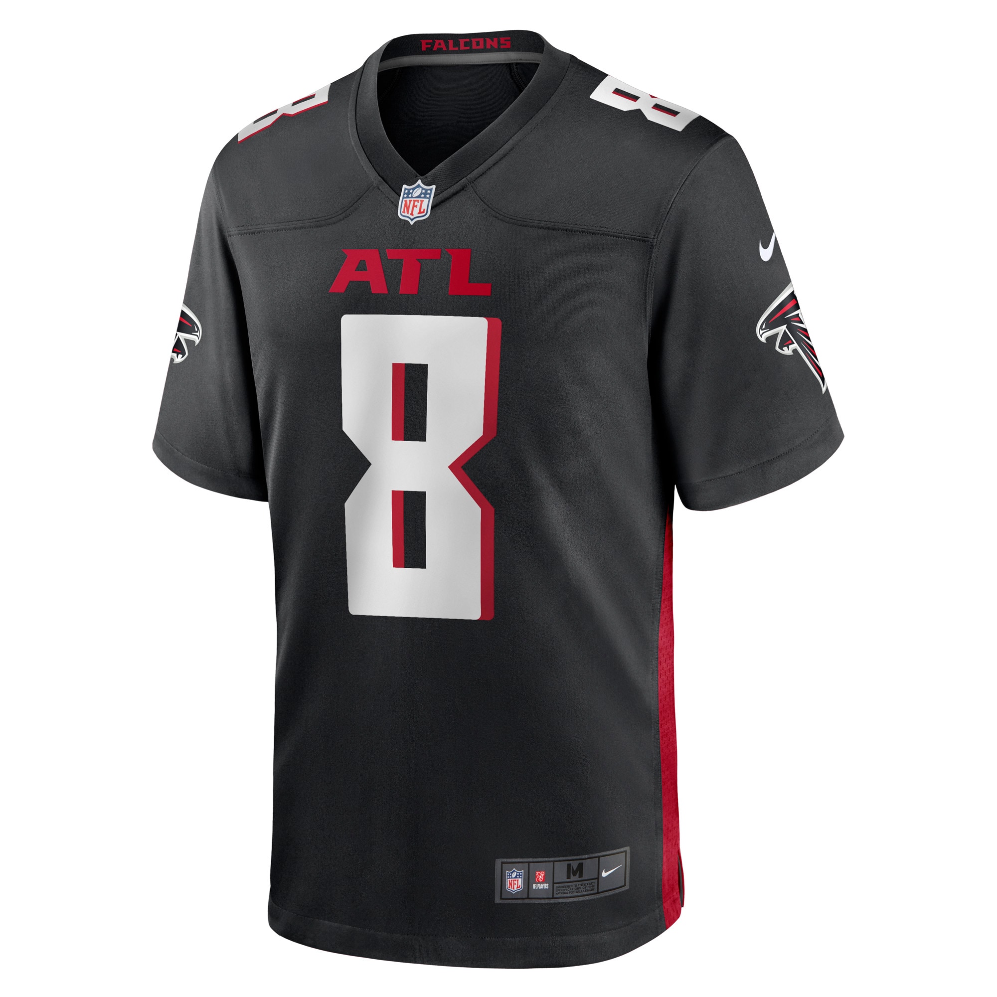 Atlanta Falcons Kyle Pitts Black Game NFL Jersey Men's