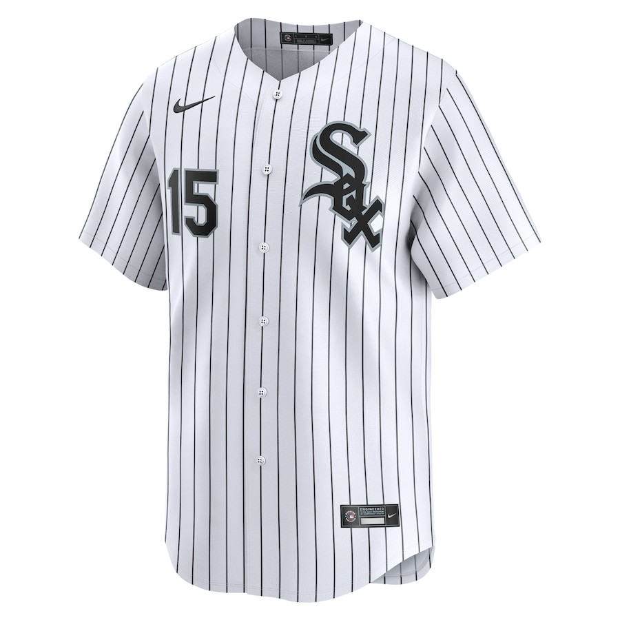 Mart?n Maldonado 15 Chicago White Sox Home Limited White MLB Jersey Men's