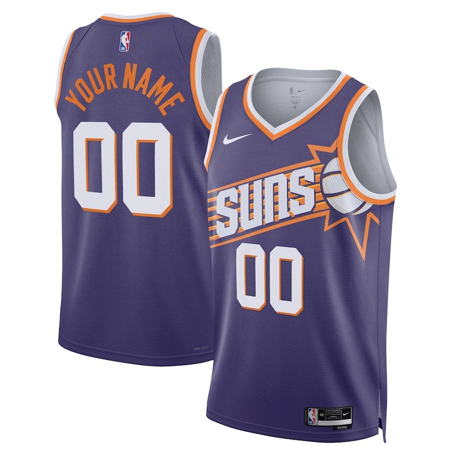 Phoenix Suns Swingman Custom Purple Icon Edition NBA Jersey Men's