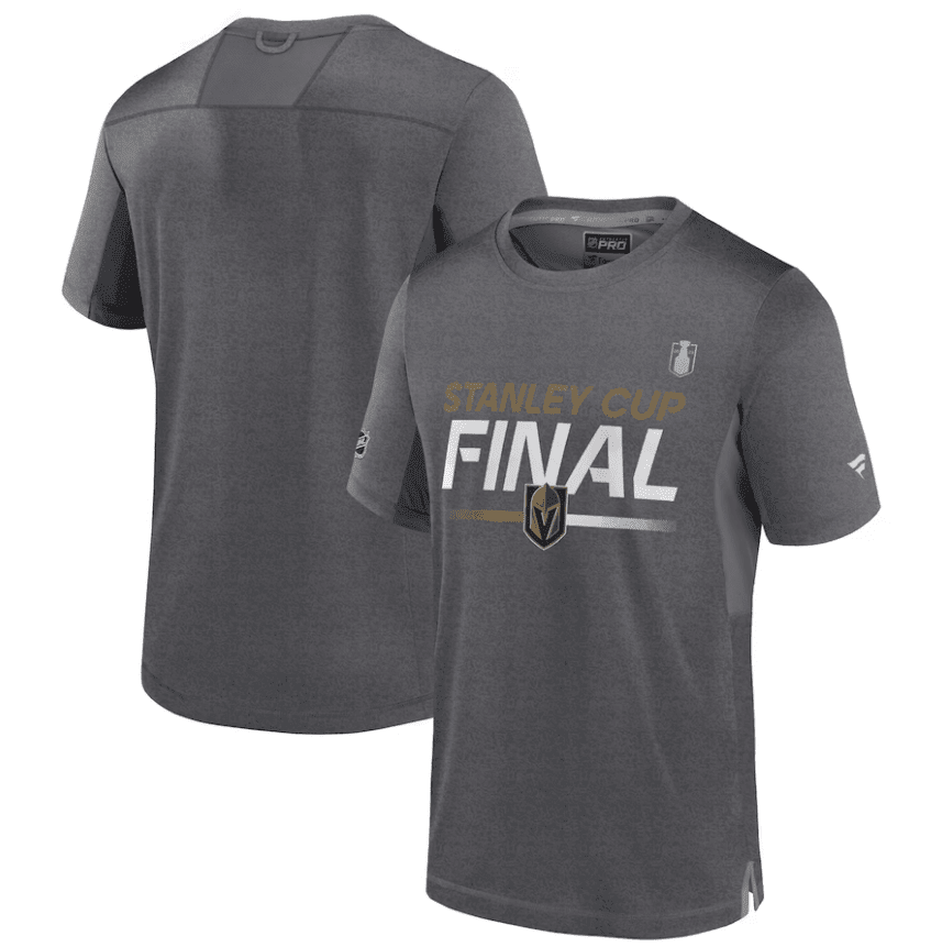 Vegas Golden Knights 2023 Stanley Cup Final T-Shirt Gray NHL Jersey Men's