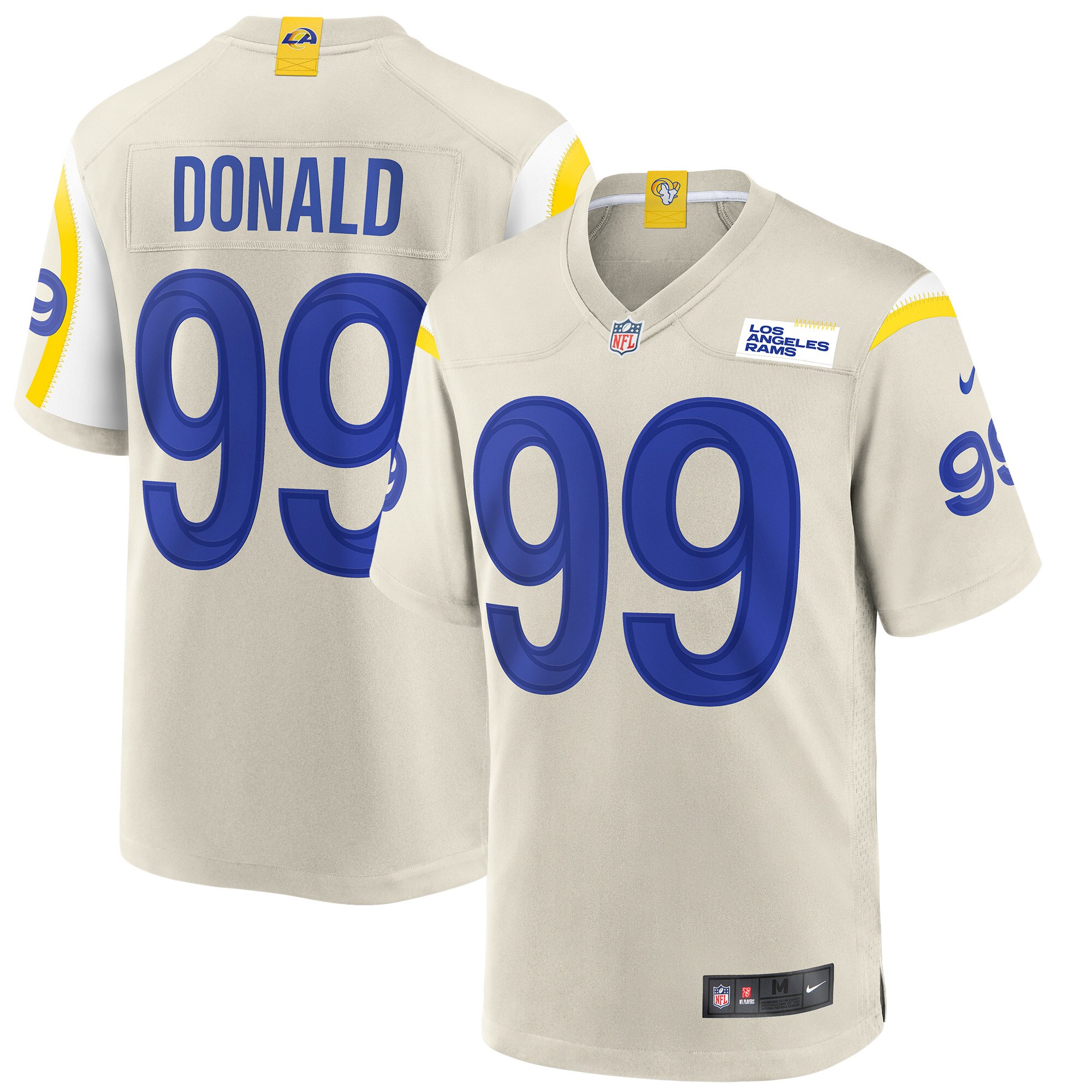 Los Angeles Rams Aaron Donald Bone Player Game NFL Jersey Men's