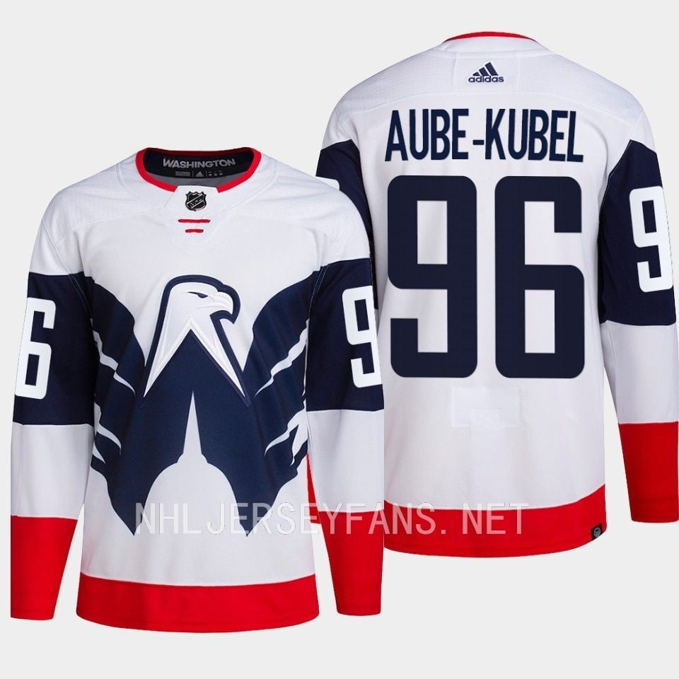 Aube-Kubel 96 Washington Capitals 2023 Stadium White Primegreen NHL Jersey Men's