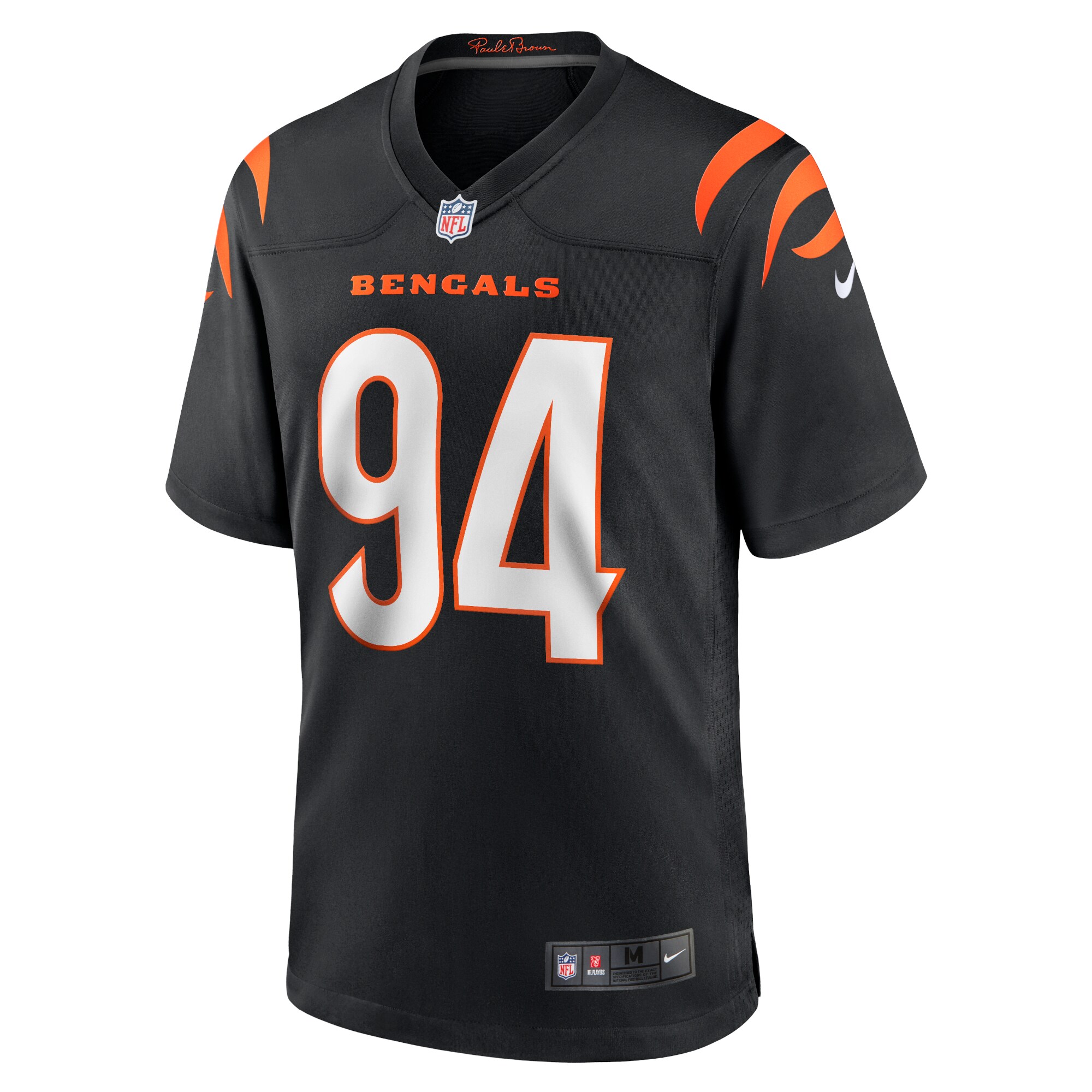 Cincinnati Bengals Sam Hubbard Black Game NFL Jersey Men's