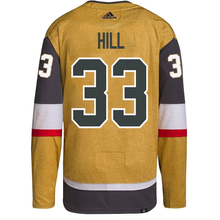 Adin Hill 33 Vegas Golden Knights Stanley Cup 2023 Final Patch Home Breakaway Gold NHL Jersey Men's