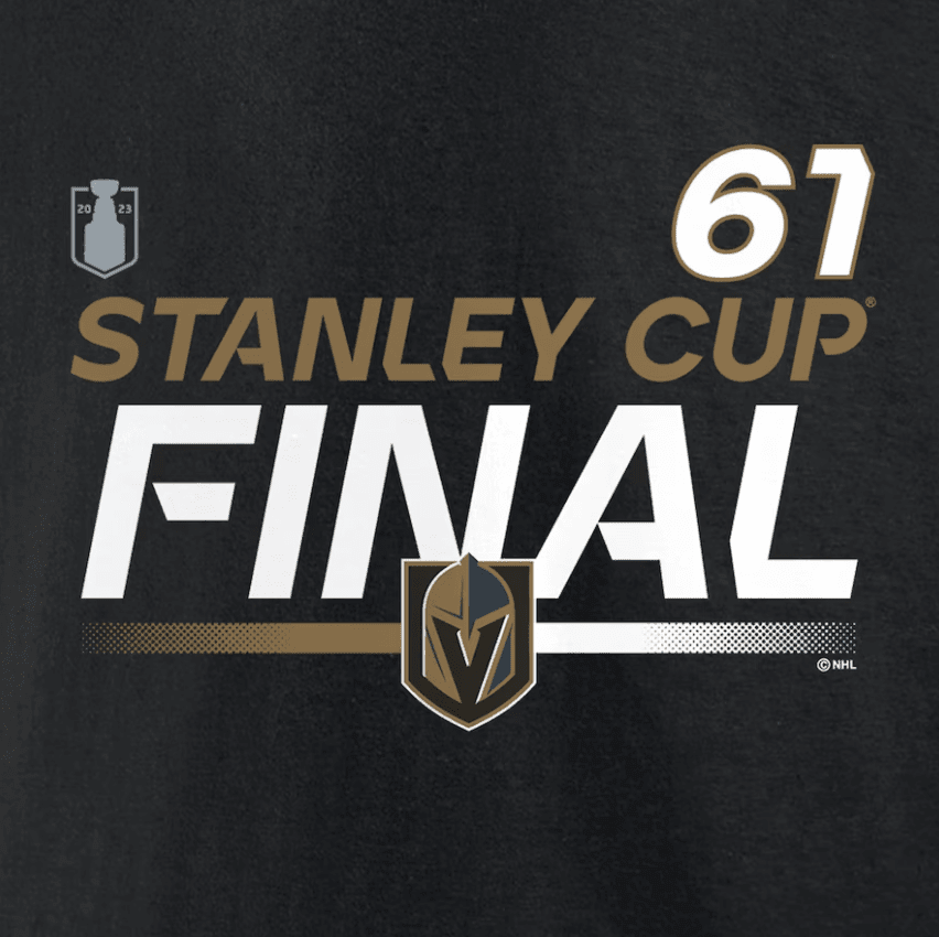 Mark Stone 61 Vegas Golden Knights 2023 Stanley Cup Final T-Shirt Black NHL Jersey Men's