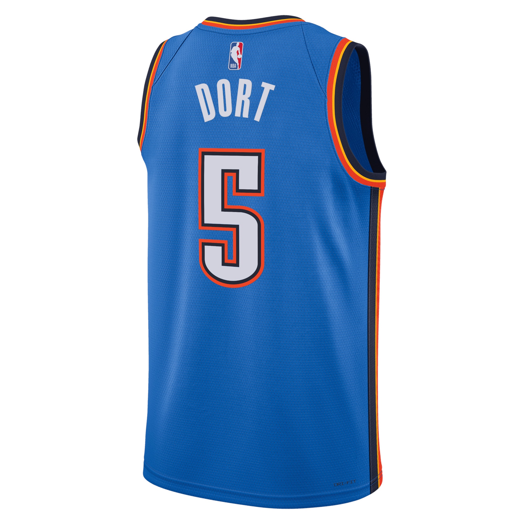 Oklahoma City Thunder Icon Edition Swingman Blue Luguentz Dor Unisex NBA Jersey Unisex