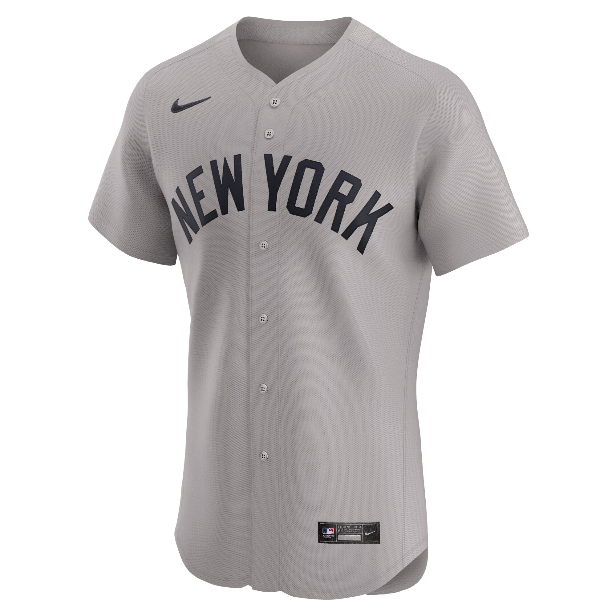 New York Yankees Gray Road 2024 Jackie Robinson Day Elite MLB Jersey Men's