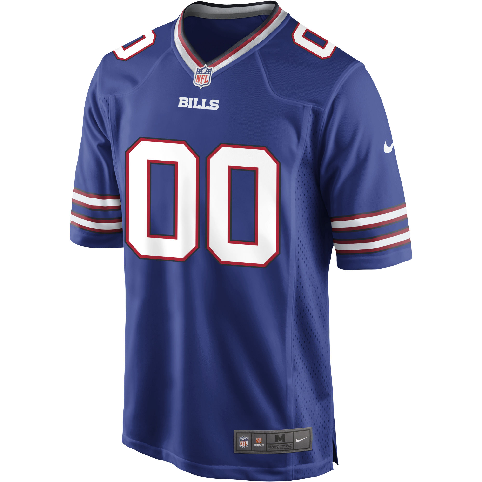 Buffalo Bills Royal Custom Game NFL Jersey Men's