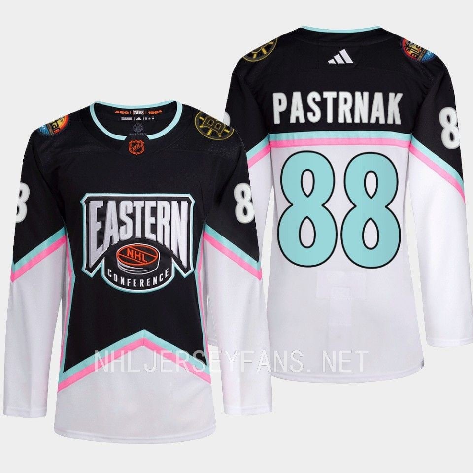 David Pastrnak 88 Boston Bruins 2023 All Star Game Black Equipment NHL Jersey Men's