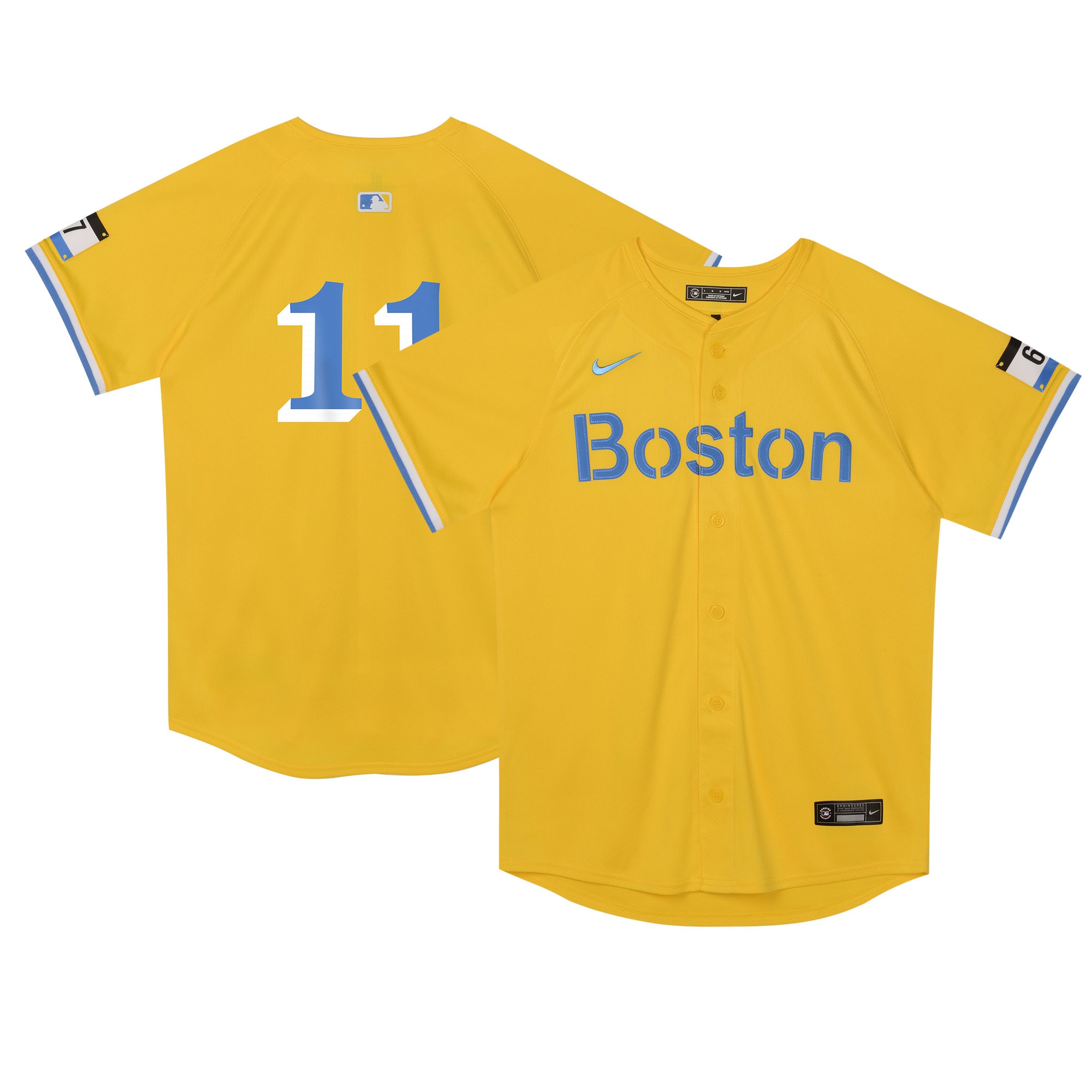 Preschool Boston Red Sox Rafael Devers Gold City Connect Limited Player MLB Jersey Men's