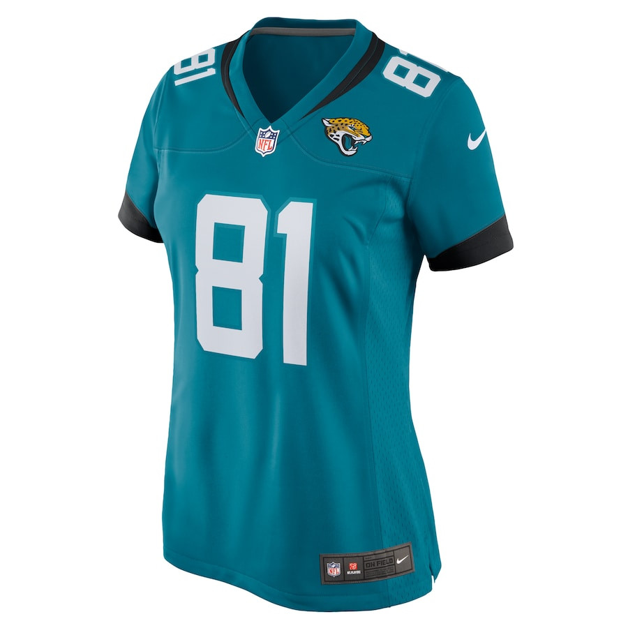 Josiah Deguara 81 Jacksonville Jaguars Alternate Game Teal NFL Jersey Women's