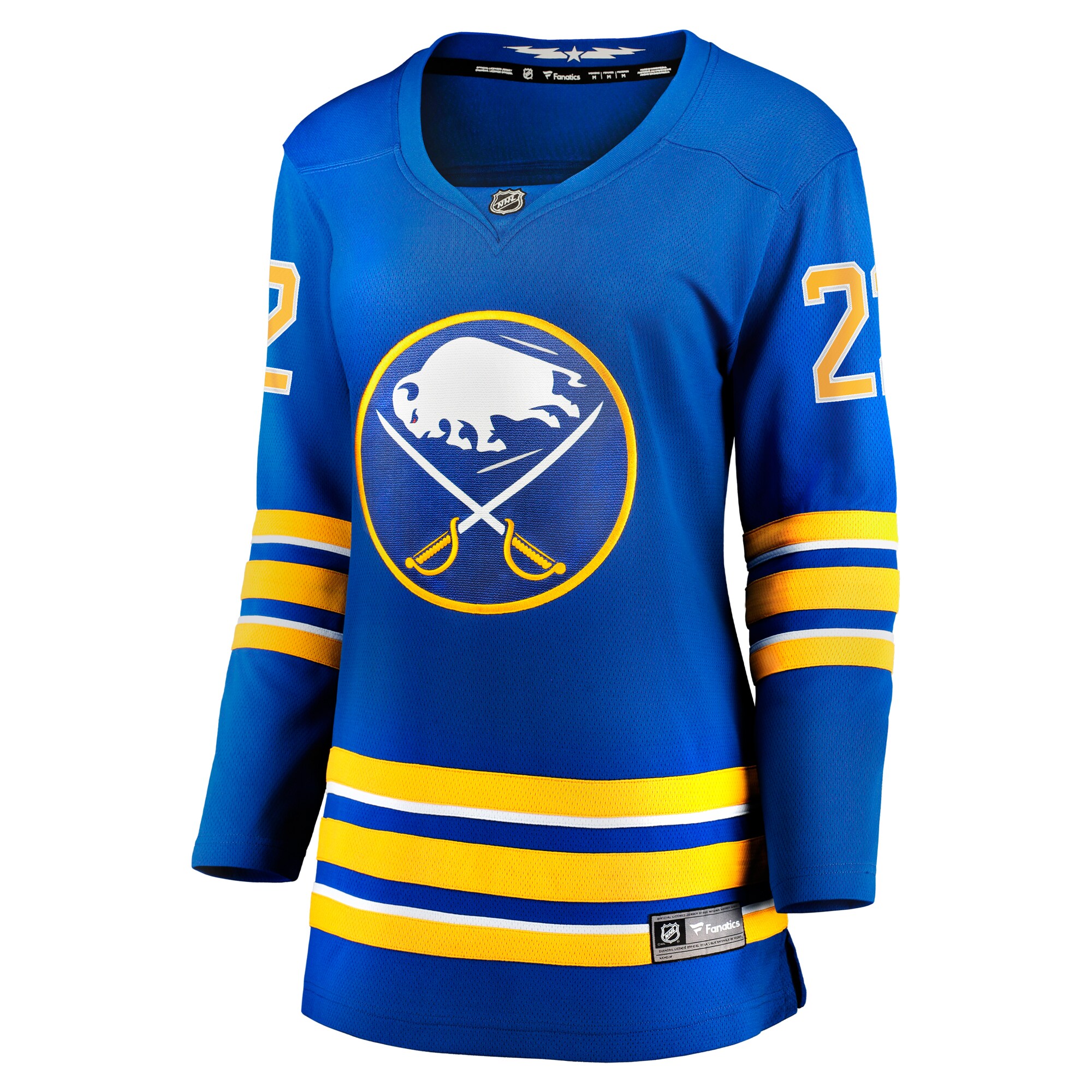 Buffalo Sabres Jack Quinn Royal Home Breakaway Player NHL Jersey Women's