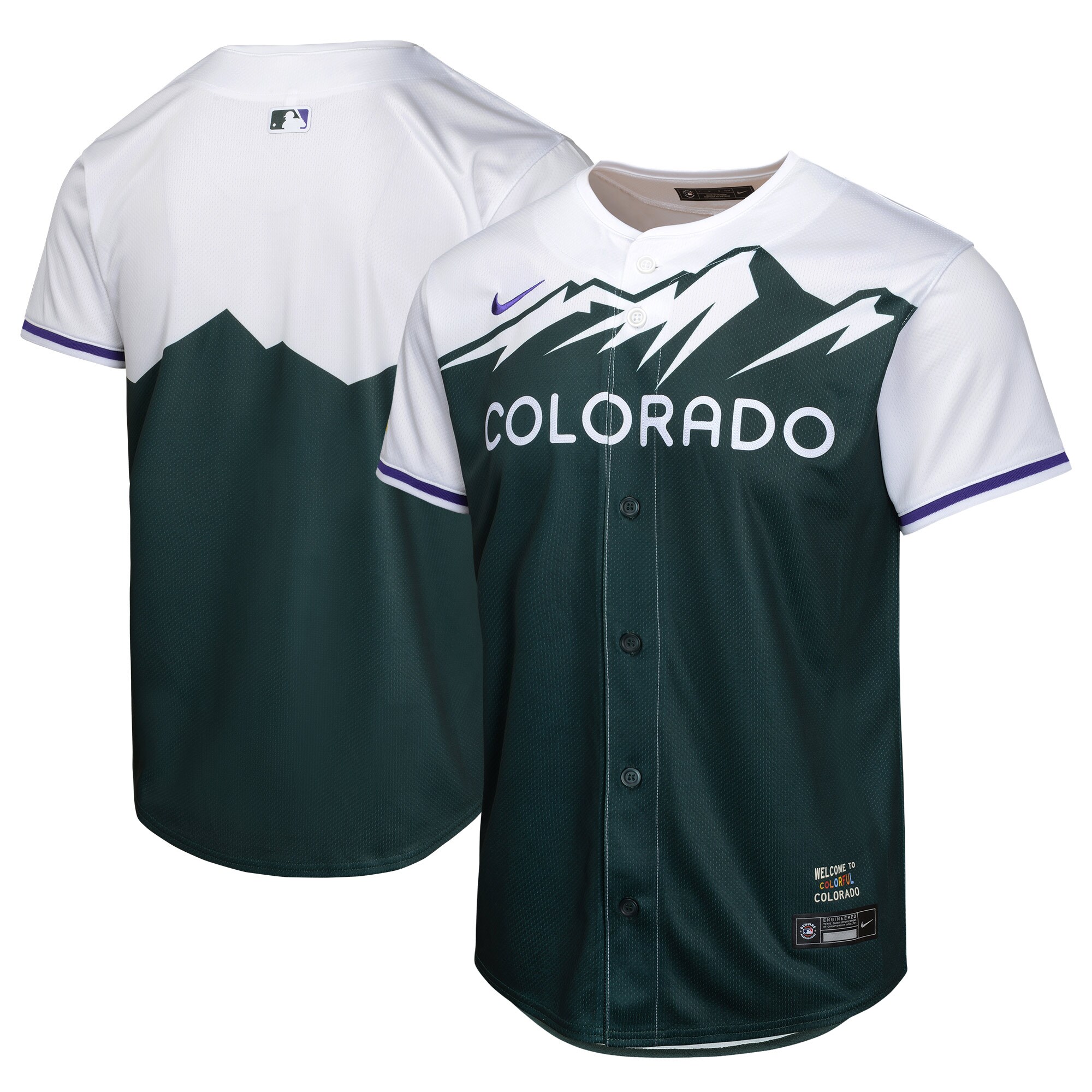 Colorado Rockies Green City Connect Limited MLB Jersey Youth