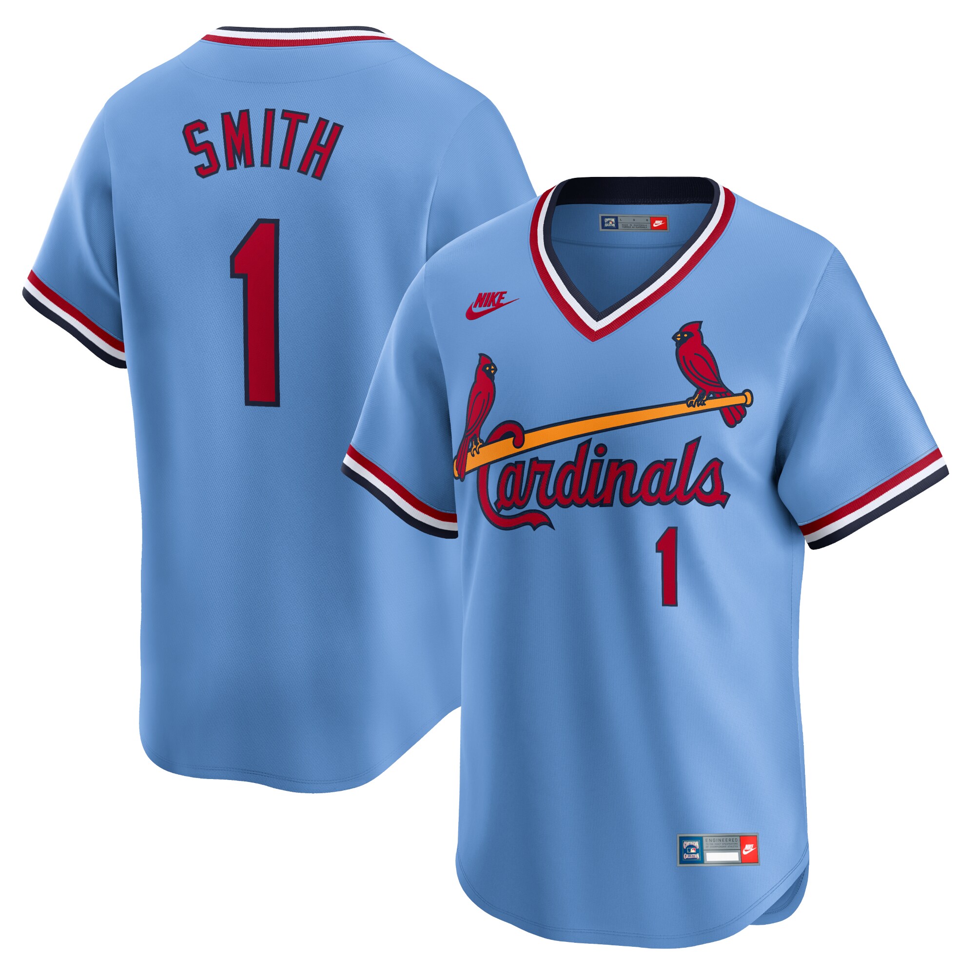St. Louis Cardinals Ozzie Smith Royal Throwback Cooperstown Limited MLB Jersey Men's