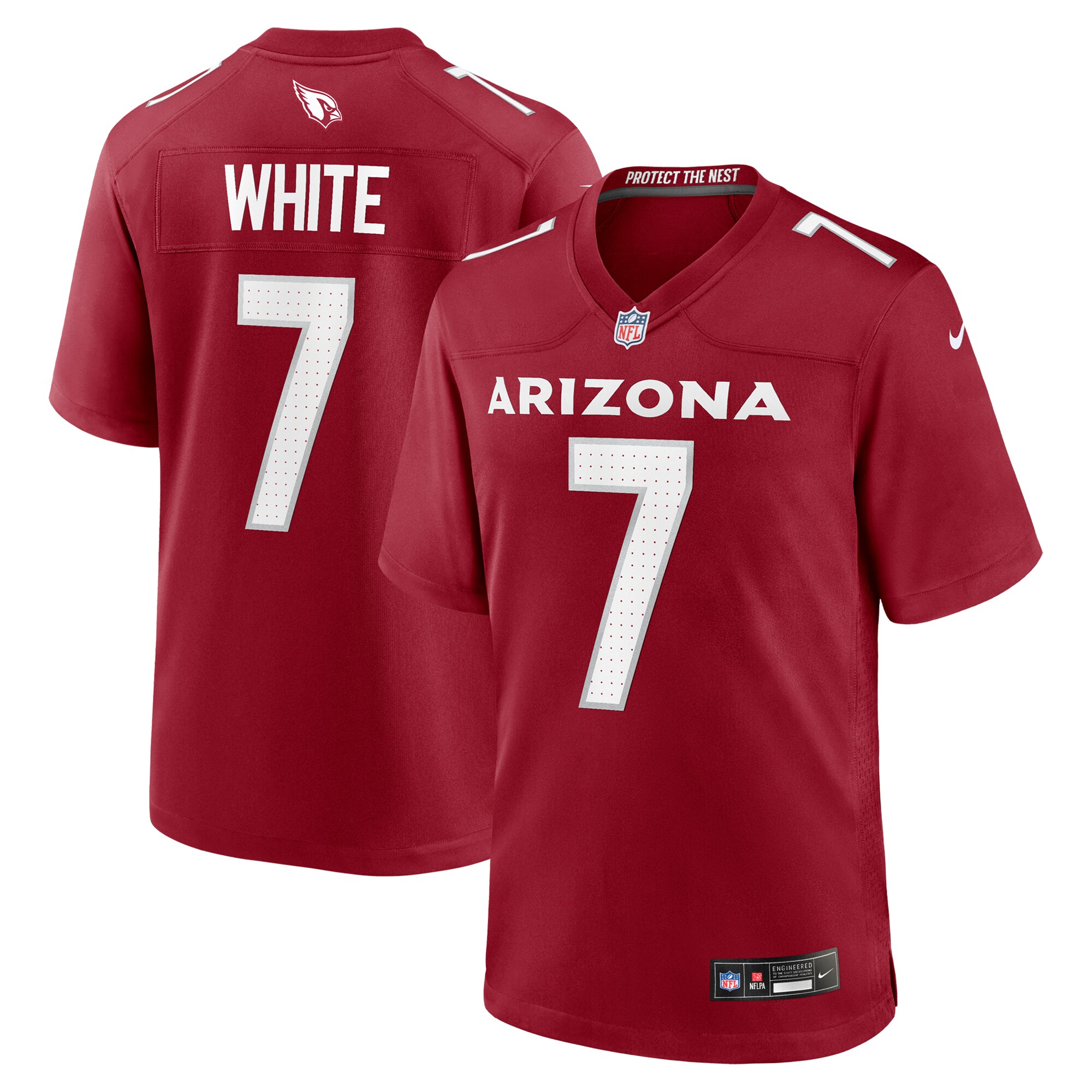 Arizona Cardinals Kyzir White Cardinal Team Game NFL Jersey Men's