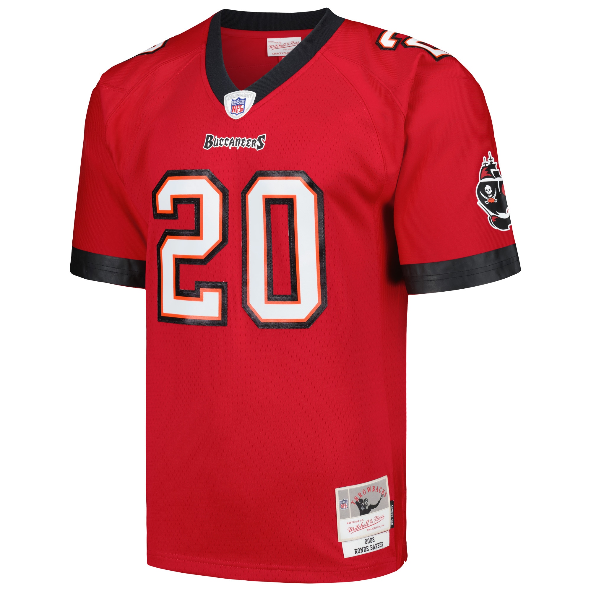 Tampa Bay Buccaneers Ronde Barber Mitchell Ness Red Legacy NFL Jersey Men's
