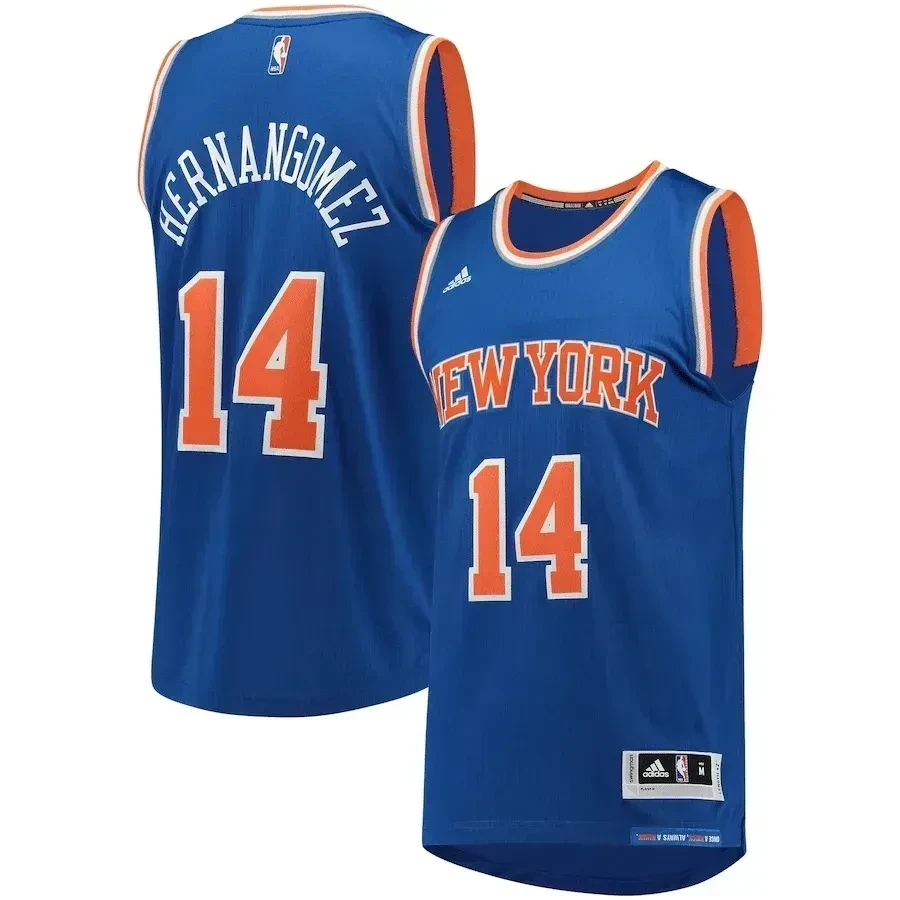 Willy Hernangomez New York Knicks Swingman Blue NBA Jersey Men's
