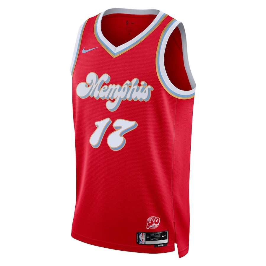 Yuki Kawamura 17 Memphis Memphis Grizzlies Unisex 2024/25 Swingman Player City Edition Red NBA Jersey Unisex